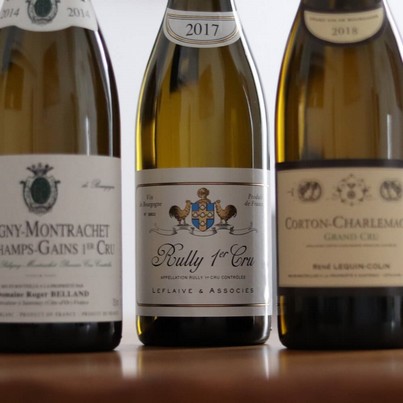 Ce Rully 1er cru du domaine Leflaive est dégusté lors du cours privé consacré aux vins blancs de Bourgogne.