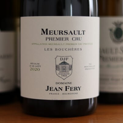 Meursault 1er cru les Bouchères 2020 is one of the 8 wines tasted during this wine class "Meursault Tasting".